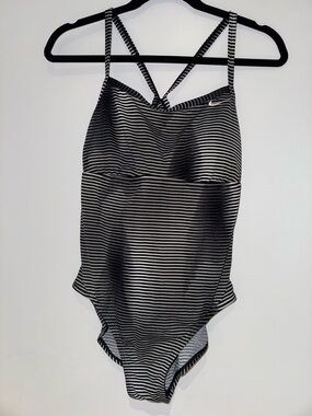 Nike Striped One-Piece Swimsuit